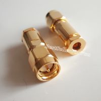 10Pcs New SMA male plug clamp For RG58 RG142 RG400 LMR195 Cable RF connector