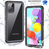 IP68 360กันน้ำได้เต็มที่สำหรับ Samsung A33 A13 A01 A21เคสโทรศัพท์ A72 A32 A51 A52 A12 A02S A03S A22 A53 5G 4G ว่ายน้ำ