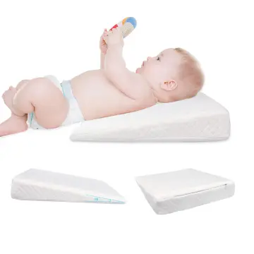 Wedge pillow for hot sale baby flat head