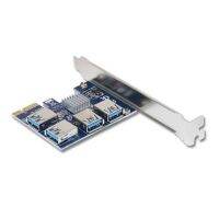 สล็อต Pcie ที่มียอดขายสูง1x ถึง4x ส่วนขยายกราฟิกสำหรับอะแดปเตอร์ Riser ที่ขับเคลื่อนด้วยการขุด Gpu