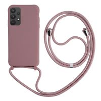 Strap Cord Silicone Phone Case For Samsung S22 S21 Ultra S20 FE S10 S9 S8 Plus Note 20 10 Plus Crossbody Necklace Lanyard Cover