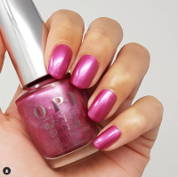 OPI Infinite Shine - A Rose At Dawn-Broke At Noon สีชมพูกุหลาบมีชิมเมอร์นิดๆค่า แท้ ?%