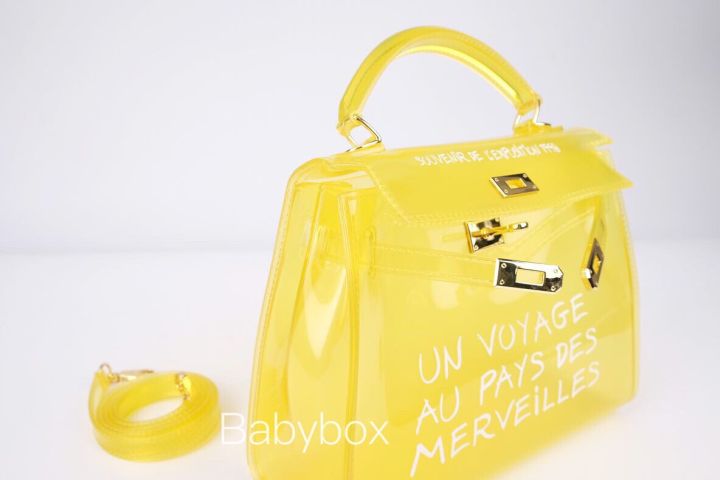 พร้อมส่งจากไทย-jelly-kelly-bag-กระเป๋าเจลลี่เคลลี่-กระเป๋าซิลิโคนจากเกาหลี-กระเป๋าเจลลี่