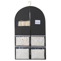 Jacket 4 Pockets Hanging Clothes Closet For Travel Suit Dust Proof Garment Bags Dresses Practical Long Term Storage Coat Wardrobe Organisers