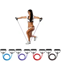 「nebulia shop」ฟิตเนส Crossfit พิลาทิสโยคะหลอดดึงห่วงเชือก Strength Rally Training Arm Exercise Resistance Bands