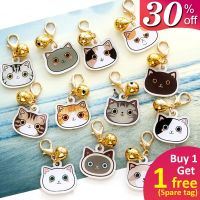 ❈❐ Personalized Cat Tag With Icon Handmade Acrylic ID Tag for Cats Collar Kitten Adorable Nameplate Pendent Pet Products