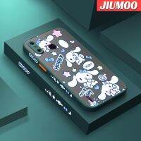 JIUMOO เคสสำหรับ Infinix Smart 4สมาร์ท4C X653การ์ตูนน่ารักลายสุนัขลอเรลดีไซน์ใหม่ขอบสี่เหลี่ยมด้านข้างบางกันกระแทกมีน้ำค้างแข็งโปร่งใสแข็งเคสมือถือปลอกซิลิโคนคลุมทั้งหมดเคสป้องกันกล้องนิ่ม