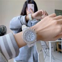 Ins style high-looking luminous luminous Douyin Internet celebrity popular quartz watch for male and female students fashion Korean version jelly