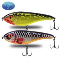 【cw】 FISHING 68mm/78mm/90mm/105mm Slow Sinking Jerk Bait Fishing Artificial for Bigmuskie Pike Bass