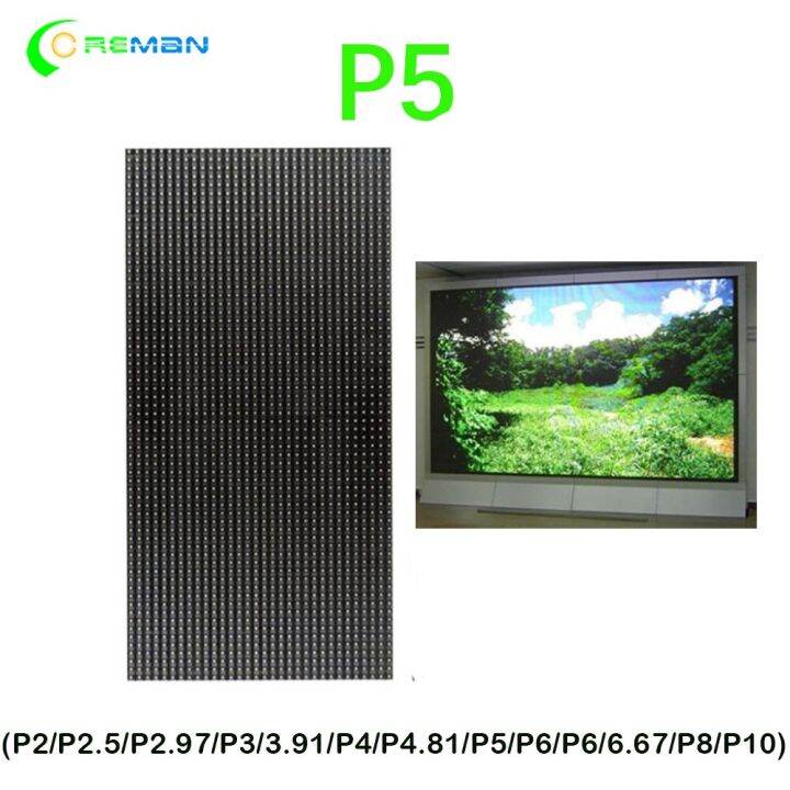 Smd2121 modul Led dalam ruangan warna penuh P5 P4 P3 64*32/modul Rgb ...