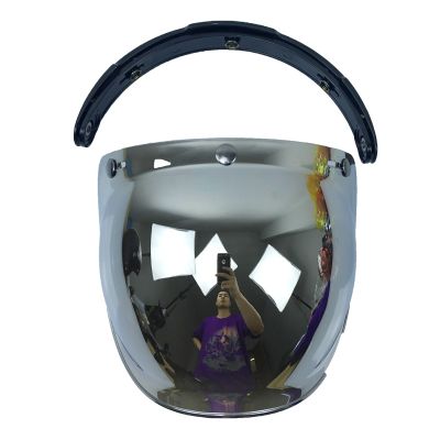 Professional motorcycle helmet Bubble shield UV400 protection Do it your self 3/4 Jet helmet glass
