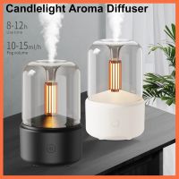 ▨✻ Xiaomi Candlelight Aroma Diffuser Portable Electric USB Air Humidifier Cool Mist Maker Fogger 8-12 Hours with LED Night Light