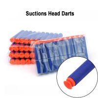 Blue 7.2cm EVA Foam for Bullets Soft Sucker Hole Head Refill Bullet Darts for Blaster Strike Toy Gun Accessories