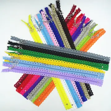 10pcs 3 Inch-24 inch (7.5cm-60cm) Nylon Coil Zippers for Tailor Sewing  Crafts Nylon Zippers Bulk 20 Colors