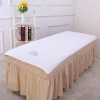 Superfine Fiber Soft Beauty Salon Bath Towel with Hole Massage Physiotherapy Bed Sheet Home Decor