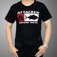 เสื้อเชิ้ตแขนสั้น เสื้อกีฬา เสื้อกันUV เสื้อกันแดด ATTACKER ผ้า TRICOT MESH MICRO กันยูวี ระบายอากาศดี