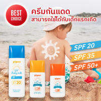 ครีมกันแดดเด็ก จากญี่ปุ่น  Pigeon UV Baby Milk SPF20 /SPF35 &amp; Waterproof SPF50 By Lala Petio