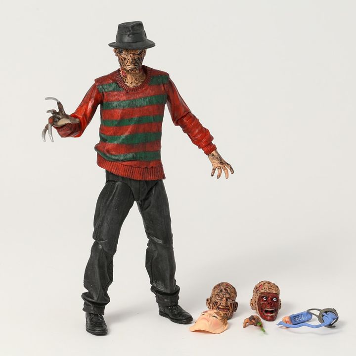 ของเล่นโมเดลของสะสมตุ๊กตาขยับแขนขาได้สำหรับ-freddy-krueger-7