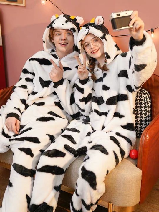 พร้อมส่งในไทย-ชุดมาสคอต-ชุดมาสคอตวัว-ชุดแฟนซี-onesie-ไม่รวมรองเท้า