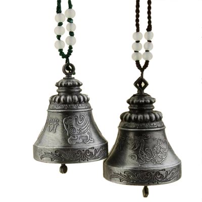 2X Traditional Chinese Vintage Classic Dragon Phoenix Wind Chime Bell Ornaments
