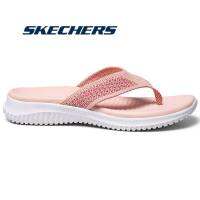 SkechersWomens Flip-flops สเก็ตเชอร์ส รองเท้าแตะ ผู้หญิง GOwalk Arch Fit on-The-Go Sandals Shoes -FT8001-Pink9644