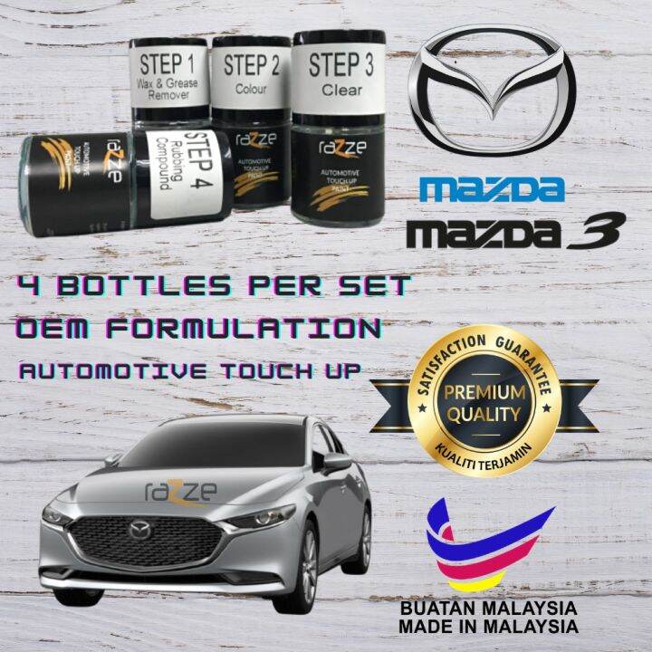MAZDA 3 Touch Up Paint Original Colour Scratch Stone Chip RAZZE Lazada
