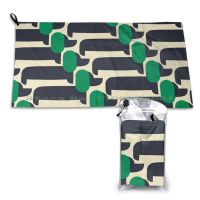 【ขายร้อน】 XueHua❉ Orla Kiely Retro Green Design ผ้าขนหนูแห้งเร็วยิมกีฬาอาบน้ำแบบพกพา My Little Tank My Little Sweater Mlp Tank My Little For