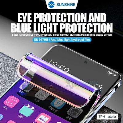 ฟิล์มไฮดรอลิกป้องกันแสงสีฟ้าสำหรับโทรศัพท์มือถือเครื่องตัดปกป้องหน้าจอสำหรับสำหรับไอโฟนหัวเหว่ย Xiaomi 50ชิ้นแบบ SS-057HB