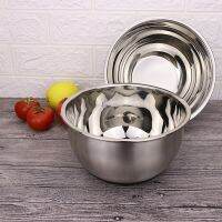 ETXStainless Steel Mixing Bowls (Set of 7) Set Fruit Salad Bowl Storage Bowl Set Kitchen Cooking Tools 18/20/22/24/26/28/30cm