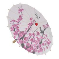 Art Umbrella Chinese Silk Cloth Umbrella Classical Style Decorative Umbrella Oil Paper Painted Parasol Umbrella