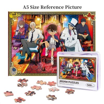 Detective Conan Wooden Jigsaw Puzzle 500 Pieces Educational Toy Painting Art Decor Decompression toys 500pcs