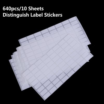 hot！【DT】▩  640pcs/lot 10x20mm Blank Sticker Labels Small Paper Adhesive Label Stickers Writable Note Tag Crafts