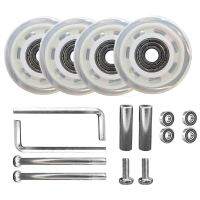 4 Pieces 36mm x 11mm Quad Roller Skates Wheels Replacements PU Wear-Resistant Wheels