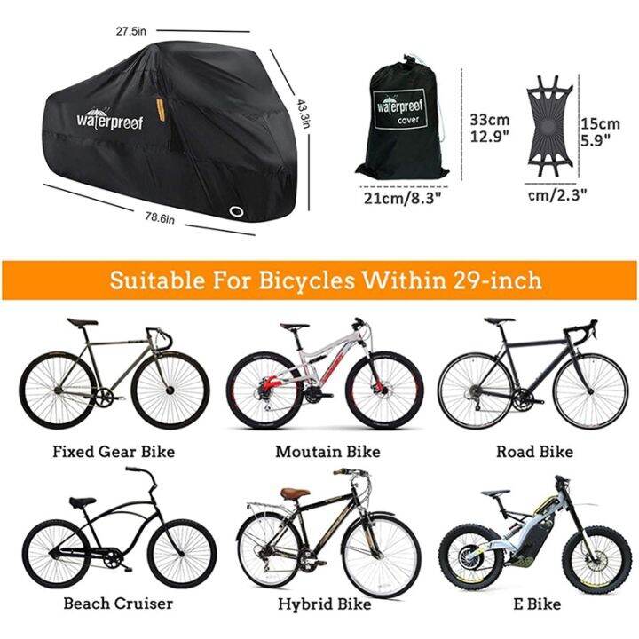 bike-cover-for-1-or-2-bikes-210t-waterproof-outdoor-bicycle-storage-protector-rain-sun-uv-dust-wind-proof-bicycle-cover