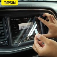 TESIN Car Sticker for Dodge Challenger Car GPS Navigation Screen Protective Film for Dodge Challenger Car Accessories