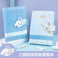 Sanrio สมุดบันทึก Cinnamoroll ฉบับปกแข็งสุนัขหูใหญ่บัญชีแยกประเภทมือ B6หน้าสีสมุดบันทึกแผนหนังสือบันทึก