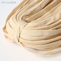 5-30meter 10MM hollow flat cotton rope knitted double-layer braided belt flat rope clothing waist rope coat rope