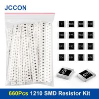 660Pcs 1210 SMD Resistor Assorted Kit 1ohm-1M ohm 33Values x 20Pcs=660Pcs Sample Kit Chip Fixed Resistor DIY