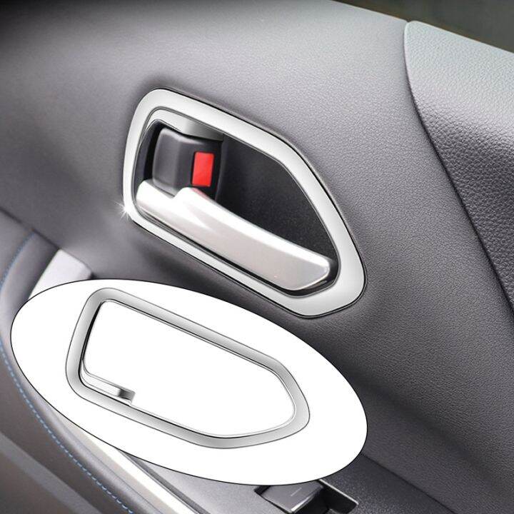 1Pair Car Chrome Inner Door Handle Frame Trims for Toyota Noah Voxy 90