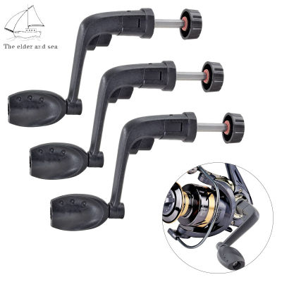 NEW 3pcs Fishing Spinning Reel Handle Grip Replacement Parts Adjustable Foldable Universal Fishing Reel Power Handle