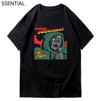 เสื้อยืดลําลอง แขนสั้น คอกลม พิมพ์ลาย Mf Doom แฟชั่นฤดูร้อน สไตล์ฮาราจูกุ สําหรับผู้ชายDIY เสื้อยืด  YEOI