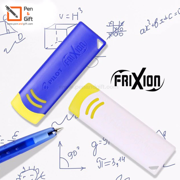 ยางลบปากกาลบได้ ไพลอต Pilot FriXion Eraser สีขาว สีน้ำเงิน (ใช้ลบหมึก