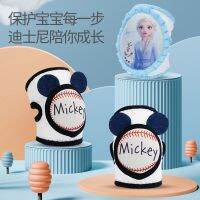 [Fast delivery]High-end Disney Childrens Cartoon Knee Pads and Elbow Pads for Boys and Girls Crawling Toddler Anti-Fall Protection Artifact Summer Ice Silk Breathable