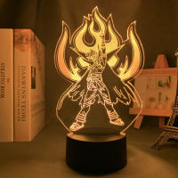 Anime Led Light Gurren Lagann Kamina Figure Nightlight for Bedroom Decor Nightlight Manga Birthday Gift Room Led Night Lamp 3d