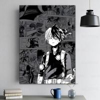 Sumanssa Anime Canvas Wall Art สำหรับ Shoto Todroki My Hero Academia โปสเตอร์ภาพวาดบนผ้าใบสำหรับ Home Living Room Decor