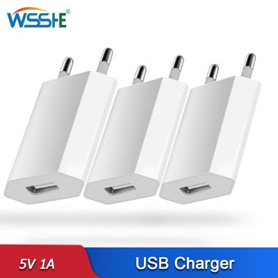 5V 1A USB Charger Travel Wall Charging Head Phone Adapter Portable EU Plug For iPhone 13 12 11 XS Max Xiaomi Samsung Huawei