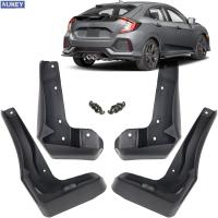 4Pc สำหรับ Honda Civic Hatchback Hatch 5Dr 2016 - 2021 Mud Flaps Splash Guards Mudguards ด้านหน้าด้านหลัง2017 2018 2019 2020