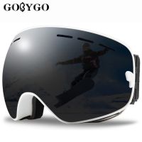 GOBYGO New Double Layers Ski Goggles Anti-Fog Anti-dust Snowmobile Eyewear Outdoor Sports Snow Snowboard Glasses Ski Googles