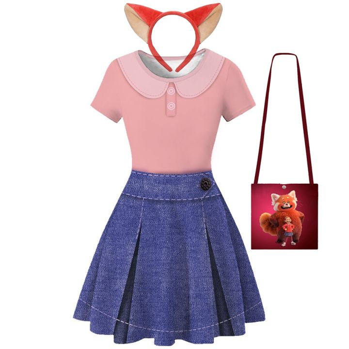 jeansame-dress-disney-kitefor-girlsmei-redbirthday-partyfor-girls-costume