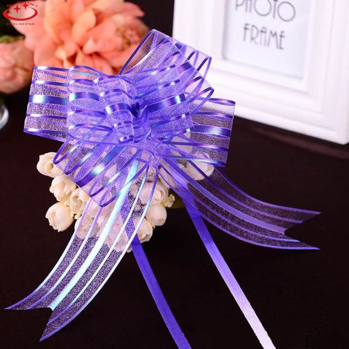 10pcs-50mm-large-organza-ribbon-pull-bows-wedding-party-decoration-gift-wrap